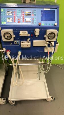 2 x Gambro AK 200 S Dialysis Machines Version 10.00 with Hoses (Both Power Up) * SN 11744 / 18712 * - 7