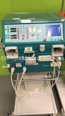 2 x Gambro AK 200 Ultra S Dialysis Machines Version 10.00 with Hoses (Both Power Up-Missing Plastic Caps-See Photos) * SN 17503 / 17499 * - 3