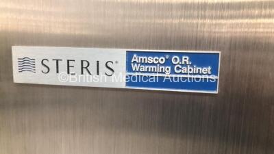 Steris Amsco OR Warming Cabinet (Not Power Tested Due to 110 Power Supply - Missing Button - See Pictures) and Storage Cabinet - 3