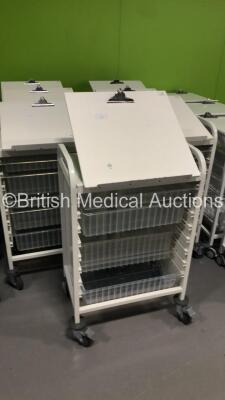 Large Job Lot of 14 x Medical Trolleys Including Sunflower Medical and Freeway Medical - 3