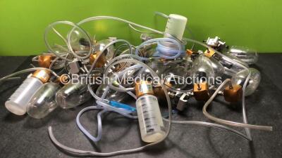 Job Lot of Oxylitre Receiver Jar Assemblies