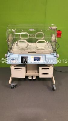 Drager Isolette 8000 Infant Incubator Software Version 4.11 with Mattress * Missing Latch-See Photos * (Powers Up)