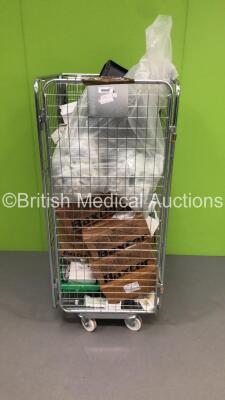 Mixed Cage of Consumables Including Baxter Solution Administration Sets,Intuitive Surgical Curved Scissors and Baxter Blood Component Sets (Cage Not Included) - 2