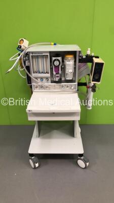 Datex-Ohmeda Aestiva/5 Induction Anaesthesia Machine with 1 x Blease Isoflurane Vaporizer,1 x Drager Vapor 2000 Sevoflurane Vaporizer,PneuPac VentiPac MRI Compatible Ventilator with AlarmPac,Hoses and Regulator * Asset No FS0171408 / FS 0098450 / FS 00980