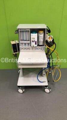 Datex-Ohmeda Aestiva/5 Induction Anaesthesia Machine with 1 x Datex-Ohmeda TEC 7 Isoflurane Vaporizer,1 x Drager Vapor 2000 Sevoflurane Vaporizer,PneuPac VentiPac MRI Compatible Ventilator with AlarmPac,Hoses and Regulator * Asset No FS 0098068 / FS 00980