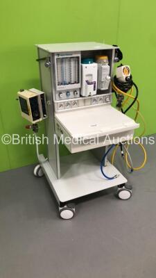 Datex-Ohmeda Aestiva/5 Induction Anaesthesia Machine with 1 x Datex-Ohmeda TEC 7 Isoflurane Vaporizer,1 x Drager Vapor 2000 Sevoflurane Vaporizer,PneuPac VentiPac MRI Compatible Ventilator with AlarmPac,Hoses and Regulator * Asset No FS 0098068 / FS 00980 - 6