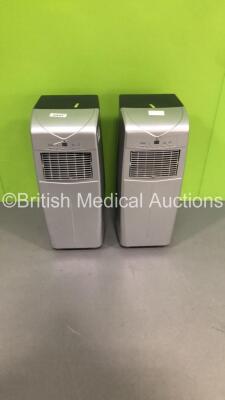 2 x Nikkai Mobile Air Conditioners (Both Power Up) - 2