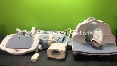 Job Lot Including 1 x GE 2415366 Signa HD 1.5T 8-CH Body Array Coil, 1 x GE 2416329 HD Head Neck and Spine Array, 1 x GE HD Head Neck and Spine Array, 1 x GE 2293670-2 High Resolution Wrist Coil (Receive Only)