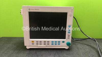 GE Datex Ohmeda F CM1-04 Patient Monitor (No Power with Missing Handle-See Photos) *Mfd 10-2007* 1 x GE Type E-CAiOV-00 Gas Module Including Spirometry Options with D-fend Water Trap *Mfd 09-2007* 1 x GE E-PRESTN-00 Module Including ECG, NIBP, SpO2, T1, T