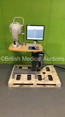 Oculus Pentacam Type 70700 Anterior Eye Segment Tomography System with PC and Printer on Motorized Table (Powers Up)