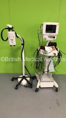 Medrad Veris MRI Conditional Injector System Rev 3.2 Including Monitor,Injector and Leads (Powers Up) * SN 037848 *