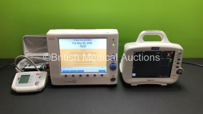 Job Lot Including 1 x GE Marquette Dash 3000 Monitor, 1 x Deltex Cardio Q ODM Monitor and 1 x Boso Medicus Control Blood Pressure Monitor (All Power Up)