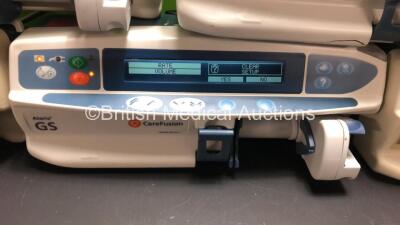7 x Alaris Syringe Pumps Including 2 x CareFusion, 2 x CardinalHealth and 3 x Asena (4 x Power Up with 2 x Service Required and 1 x Alarm, 3 x No Power) *800105414 - 800258381 - 800103520 - 800113700 - 800103686* - 5