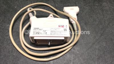 Toshiba 12L5 PLT-805AT Linear Array Transducer *Mfd 12-2013* *SN TDA13Z2402* *Untested*