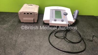 Mixed Lot Including 1 x Enraf Nonius Sonopuls 492 Ultrasound Therapy Unit with 1 x 1458.901 Handpiece (Powers Up) 1 x Respironics BiPAP Harmony Unit (Untested Due to Missing Power Supply)