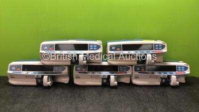 4 x Carefusion Alaris GH Infusion Pumps (All Power Up, 3 with Service Message) 1 x Cardinal Health Alaris GH Infusion Pump (Powers Up) *SN 800206420, 800224111, 800206870, 80023UN01, 80023UN01*