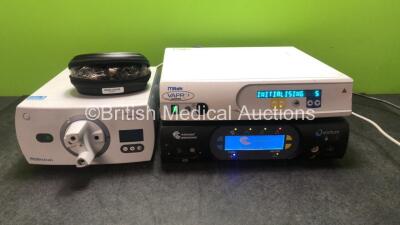 Mixed Lot Including 1 x Arthrocare Quantum 2 Electrosurgical Diathermy Unit (Powers Up) 1 x Mitek VAPR 3 Electrosurgical Unit (Powers Up) 1 x Laser Shield Laser Glasses in Carry Case and 1 x Luxtec Integra MLX Light Unit (No Power) *SN 072110, 350110150, 