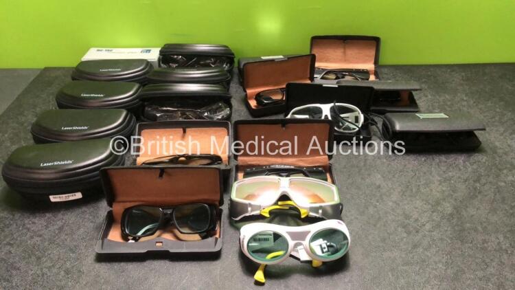 Job Lot of Safety Laser Glasses