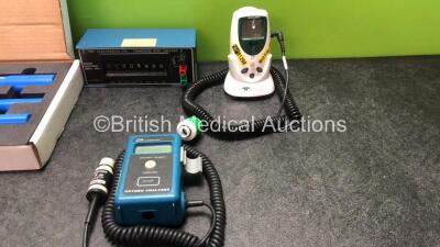 Mixed Lot Including Omnifuse Graseby Ref 0151-0259 Size Gauge Set, 1 x Teledyne AX300 Percent Oxygen Meter,1 x Hudson RCI Oxygen Analyzer and 1 x Time Electronics Decade Resistance Model 8000 Counter - 3