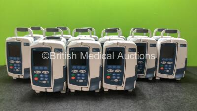 51 x Alaris GP Plus Infusion Pumps (All Power Up with Faults, 15 Shown in Photo, 51 in Total) *SN 470043048, 470038735, 470036550, 470038732, 470049414, 470036471, 470043098, 470038746, 470038743, 470043047, 470036292, 470042257, 470038738, 470036447, 470