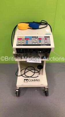 ConMed Aspen Surgical Systems Excalibur Plus PC Electrosurgical Unit with Dual Footswitch (Powers Up) *S/N 998GE062*