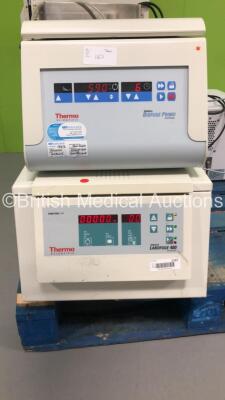 1 x Thermo Scientific Sorvall Biofuge Primo Centrifuge and 1 x Thermo Scientific Labofuge 400 Centrifuge (Both Power Up) *S/N 411155550 / 75005185*