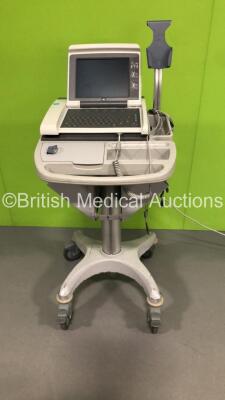 GE MAC 5500 ECG Machine on Stand with ECG Patch Cable (Powers Up)