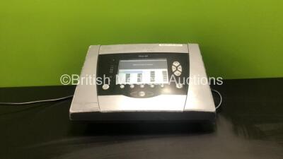 Breas VIVO 60 Ventilator *Mfd - 11/2014* Device Operating Time - 9829h, Patient Operating Time - 9812h, Firmware Version - 3.07 (Powers Up, Missing Covers and Damaged Handle - See Photos)