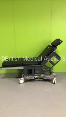 Anetic Aid QA4 Manual Function Patient Trolley with Cushions (Hydraulics Tested Working)