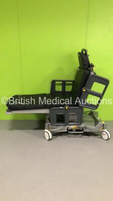 Anetic Aid QA4 Manual Function Patient Trolley with Cushions (Hydraulics Tested Working)