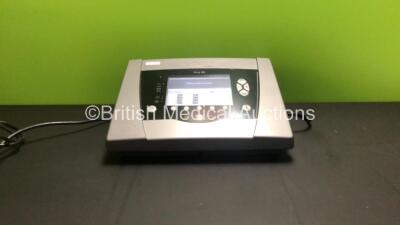 Breas VIVO 60 Ventilator *Mfd - 09/2014* Device Operating Time - 13559h, Patient Operating Time - 13483h, Firmware Version - 3.07 (Powers Up, Mark on Screen, Missing Covers and Damaged Handle - See Photos)