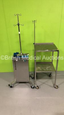 1 x Medtronic Autolog Autotransfusion System and 1 x Stainless Steel Trolley (Powers Up)