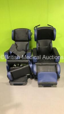 2 x Careflex Patient Chairs (Both No Power)