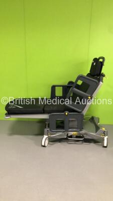 Anetic Aid QA4 Manual Function Patient Trolley with Cushions (Hydraulics Tested Working)