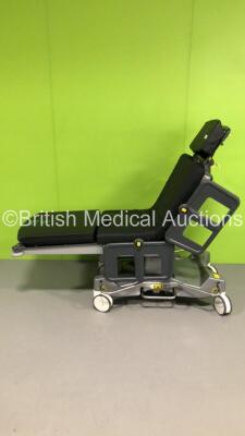 Anetic Aid QA4 Manual Function Patient Trolley with Cushions (Hydraulics Tested Working)