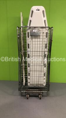 Cage of 11 x Spinal Boards (Cage Not Included)