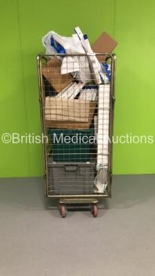 Cage of Consumables Including Boston Scientific Speedband SuperView Super 7, Medtronic Close Fast Endovenous Radiofrequency Ablation Catheter and St Judes Swartz Braided Transseptal Guiding Introducer (Cage Not Included - Out of Date)