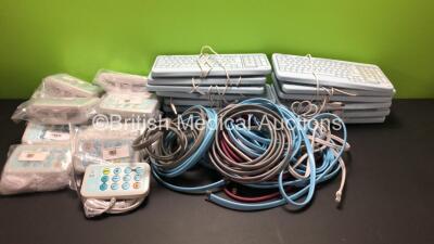 Mixed Lot Including Approx.25 Huntleigh Nurse Bed Controls, 13 x Esterline Medigenic Keyboards and Blood Pressure Hoses