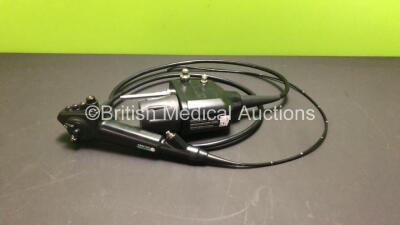 Pentax EB-1170K Video Bronchoscope - Engineer's Report : Optical System - No Fault Found, Angulation - No Fault Found, Insertion Tube - Minor Crush Mark, Light Transmission - No Fault Found, Channels - No Fault Found, Leak Check - No Fault Found *G120439*