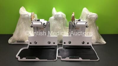 5 x Dlouhy Mounting Brackets 4900733 for Lifepak 15 Defibrillators (All in Excellent Condition)