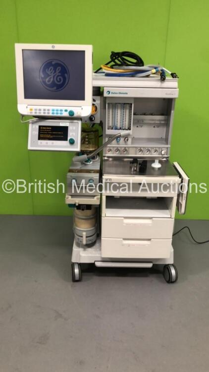 Datex-Ohmeda Aestiva/5 Anaesthesia Machine with Aestiva 7900 SmartVent Software Version - 4.8 PSVPro with Monitor, Absorber, Bellows, Oxygen Mixer and Hoses (Powers Up) *AMRP01649*