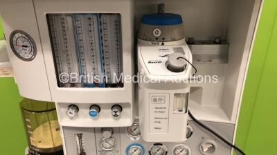 GE Datex Ohmeda Aespire View *Software Version - 06.20* Anaesthesia Machine with Baxter Drager D-Vapor Suprane Desflurane Vaporizer with S2000 Plug-In Adapter, Absorber, Bellows, Oxygen Mixer and Hoses (Powers Up) *APHR00733 / ARWA-0065* - 4