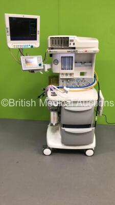 GE Datex Ohmeda Aespire Anaesthesia Machine with Aespire 7900 SmartVent Software Version 4.8 PSVPro, Datex-Ohmeda Anaesthesia Monitor with Module Rack and E-PRESTN Multiparameter Module with SPO2, T1 T2, P1 P2, NIBP and ECG Options *Mfd - 10/2009*, Oxygen