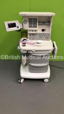 GE Datex Ohmeda Aespire Anaesthesia Machine with Aespire 7900 SmartVent Software Version 4.8 PSVPro, Oxygen Mixer, Absorber, Bellows and Hoses (Powers Up, Cracked Casing - See Photo) *ANCL00951*