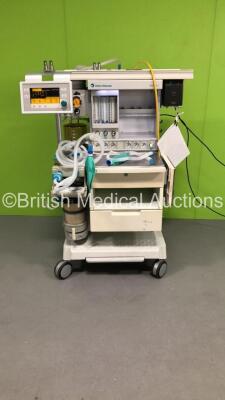 Datex-Ohmeda Aestiva/5 Anaesthesia Machine with Aestiva 7900 SmartVent Software Version - 4.8, Absorber, Bellows, Oxygen Mixer, APC SC 620 Smart UPS and Hoses (Powers Up, Missing Draw)