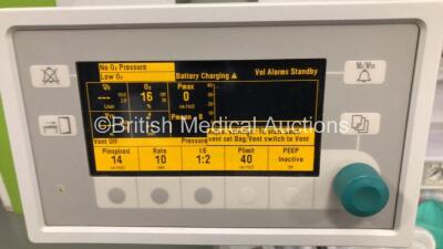 Datex-Ohmeda Aestiva/5 Anaesthesia Machine with Aestiva 7900 SmartVent Software Version - 4.8, Absorber, Bellows, Oxygen Mixer, APC SC 620 Smart UPS and Hoses (Powers Up, Missing Draw) - 2