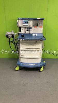 Drager Fabius GS Premium Anaesthesia Machine *Mfd - 2014* Software Version 3.34a - Total Run Hours - 10986 Total Vent Hours - 1366 with Bellows, Absorber and Hoses (Powers Up)