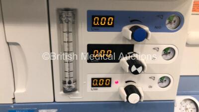 Drager Fabius GS Premium Anaesthesia Machine *Mfd - 2014* Software Version 3.34a - Total Run Hours - 13204 Total Vent Hours - 1293 with Bellows, Absorber and Hoses (Powers Up) - 4