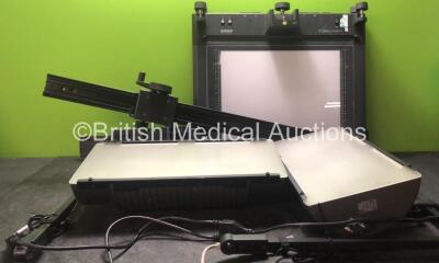 Job Lot Including 2 x KFB TC L 36 Lamps (Both Power Up) 1 x Kaiser eVision Executive Camera Stand Platform (Powers Up) and 1 x Durst M 670 BW Universal Formater (Powers Up) *SN 0001281/A, 0001282/A, 0001291*