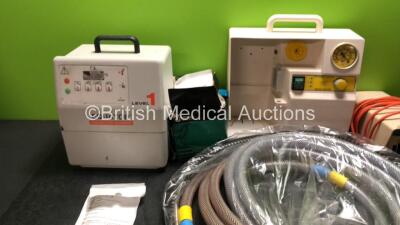 Mixed Lot Including 1 x Equator Level 1 Warming Unit, 1 x SAM 420 Suction Unit, 1 x Alpha X cellActive Pressure Relief System, Approximately 25 x Timesco Disposable Laryngoscope Blades, 3 x Tubes and 1 x AGSS Receiving System - 2